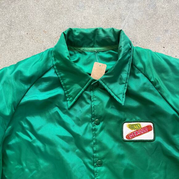 Vintage 70's Dekalb Nylon Windbreaker Jacket XL - Picture 3 of 6